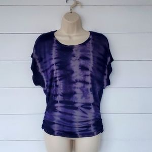 Maj Purple Tie Dye Top Size Small Like New Stretchy and Soft
